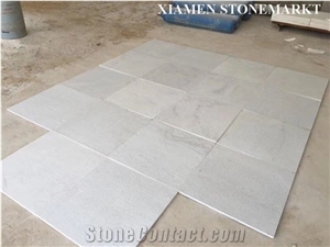 China White Quartzite Swimming Pool Coping Paving Tile
