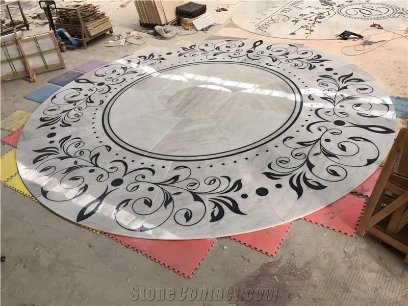 Custom Design 10 Feet Round Medallions for Floor