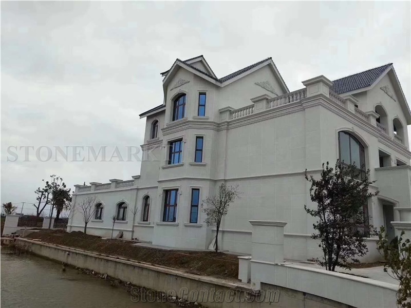 Exterior Wall Cladding China White Pearl Granite Tiles Panel,Walling