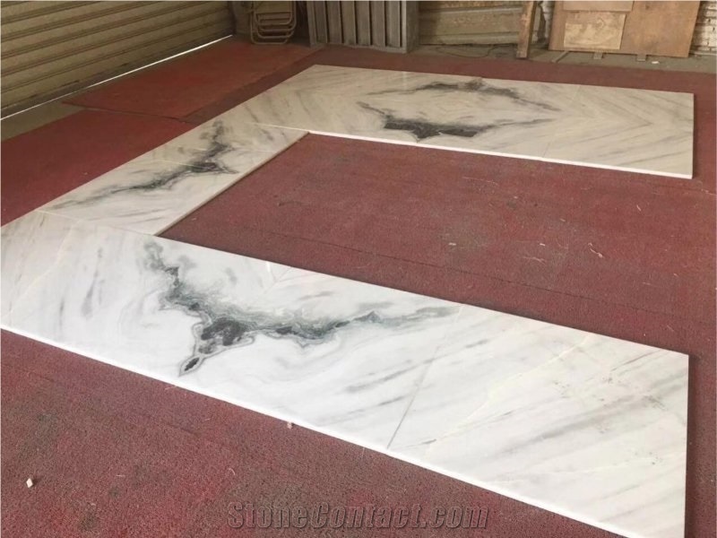 Marble Stone Furniture Bookmatch Panda White Office Meeting Tables