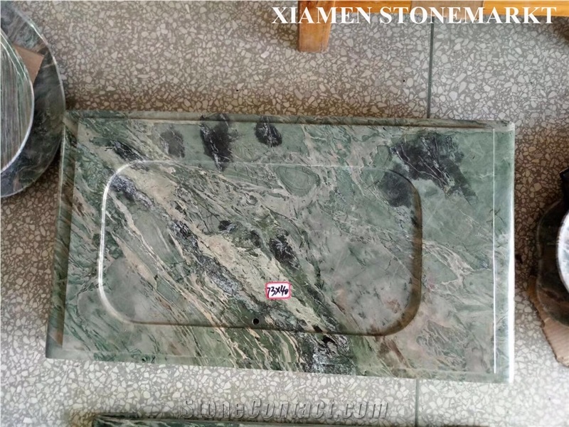 Nine Dragon Green Jade Tea Trays Shape Customized,Interior Furniture