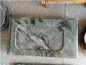 Nine Dragon Green Jade Tea Trays Shape Customized,Interior Furniture