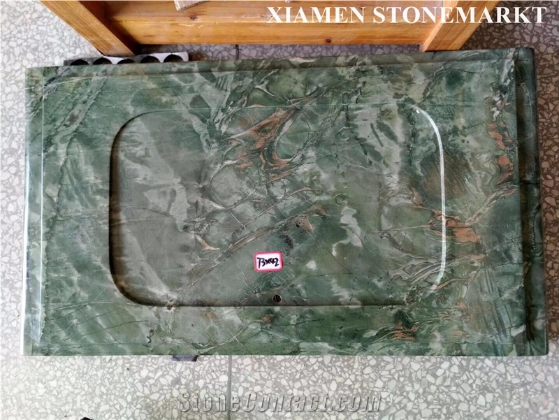 Nine Dragon Green Jade Tea Trays Shape Customized,Interior Furniture