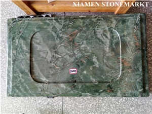 Nine Dragon Green Marble Tea Trays Shape Customized,Interior Furniture
