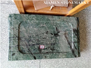 Nine Dragon Green Marble Tea Trays Shape Customized,Interior Furniture
