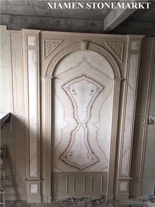 Rainbow Onyx Translucent Stone Interior Walling Panel Bookmatched Slab