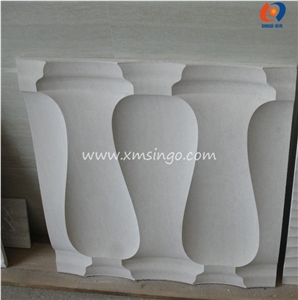 Arabesque Water Jet Marble Stone Mosaic Italy White Lantern Shaped