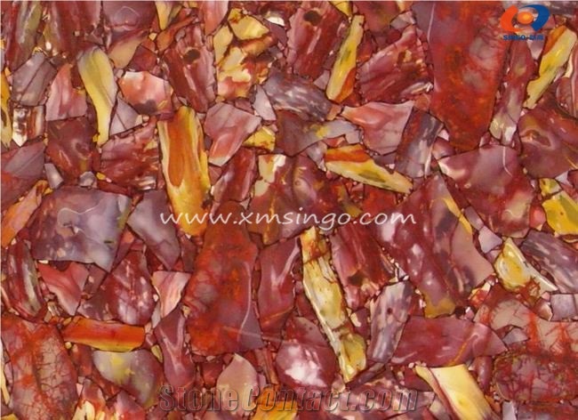 Blue Semiprecious Stone Gemstone Slabs