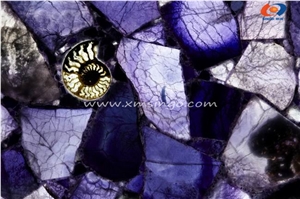 Brazil Lilac Agate Semiprecious Stone Slabs