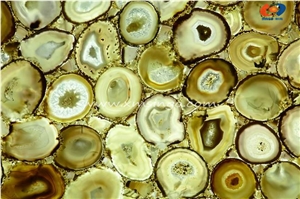 Brazil Lilac Agate Semiprecious Stone Slabs