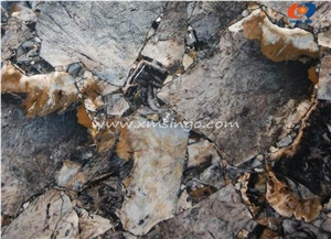 Grey Bamboo Semiprecious Stone Slabs & Tiles