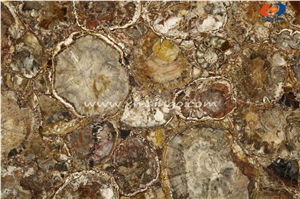 Grey Bamboo Semiprecious Stone Slabs & Tiles