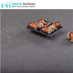 Elegant Carrara Misty Grey Quartz Countertop Elegant Carrara Misty Grey Quartz Countertop