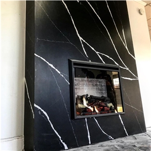 Eternal Marquina Semiprecious Artificial Quartz Stone Countertop