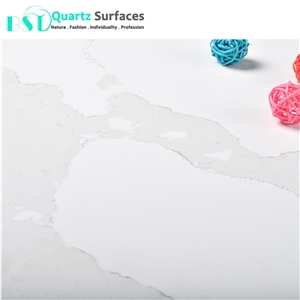 Per Sqm Prices Calacatta Quartz Stone Countertop for Kitchen, White Quartz Countertops