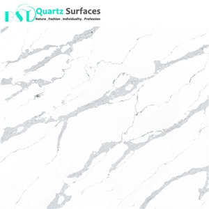 Unique Veins Bespoke Calacatta Quartz Stone Worktop