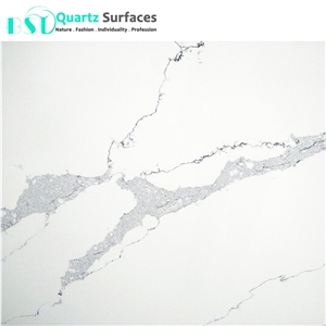 Unique Veins Bespoke Calacatta Quartz Stone Worktop