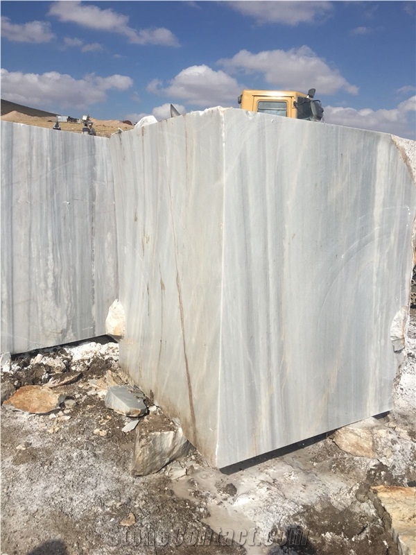 Panda White Marble Block, Turkey White Marble