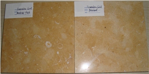 Jerusalem Gold Decoration Flooring Inlay Tile Sunny Beige Marble