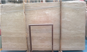 Spain Wall Cladding Tiles Slab Price Beige Stones Travertine