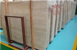 Spain Wall Cladding Tiles Slab Price Beige Stones Travertine