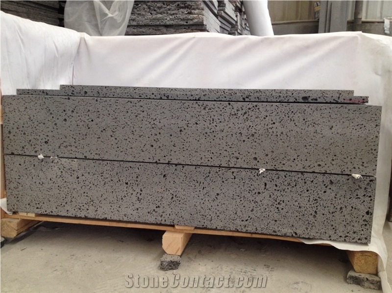 China Lava Stone Sawn Cut Tiles&Slabs