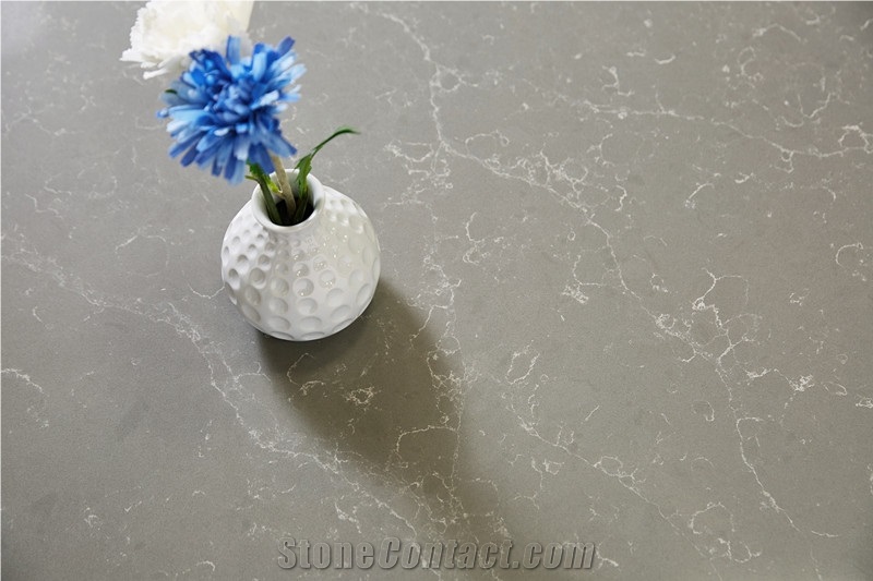 Grey Quartz Rugged Concrete 02 Vm-17302913 Quartz Tiles&Slabs Flooring