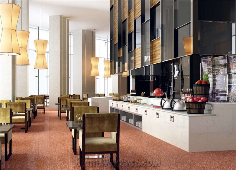 Ls-E006 Brown Red / Artificial Stone Tiles & Slabs