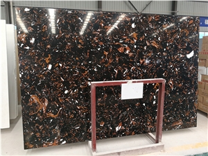 Ls-E007 Portoro Artificial Stone Slabs&Tiles Flooring