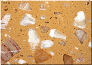 Ls-E012 Rosin Yellow / Artificial Stone Tiles & Slabs