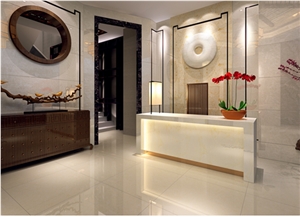 Ls-T002 Lanling Green Jade Artificial Stone Slabs&Tiles Flooring