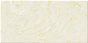 Ls-T007 Gold Inlaid with Jade Artificial Stone Slabs&Tiles Flooring