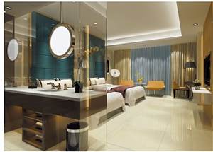 Ls-T007 Gold Inlaid with Jade Artificial Stone Slabs&Tiles Flooring