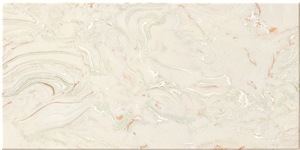 Ls-T009 Ice Green Jade / Artificial Stone Tiles & Slabs