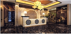 Ls-T012 Colorful Cloud Jade Artificial Stone Slabs&Tiles Flooring