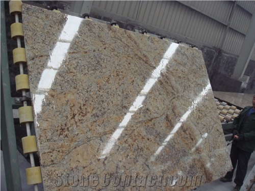 Polished Diamond Gold Granite Tiles&Slabs Flooring&Walling