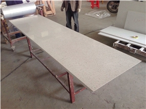 White Mirror Fleck Quartz-P005-Countertop Kitchen Tops Worktops