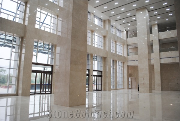 Classico Yellow Patara Beige Cream Galala Cremy Marble Slab Tile