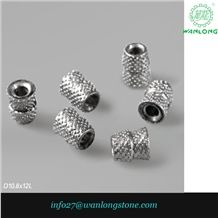 Sintered Diamond Wire Saw Beads Vacuum Brazed for Quarry Profilie