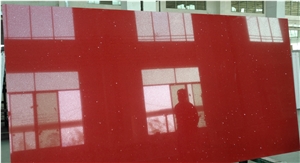 Red Illuminto -No.1360 Red Mirro /Artificial Quartz