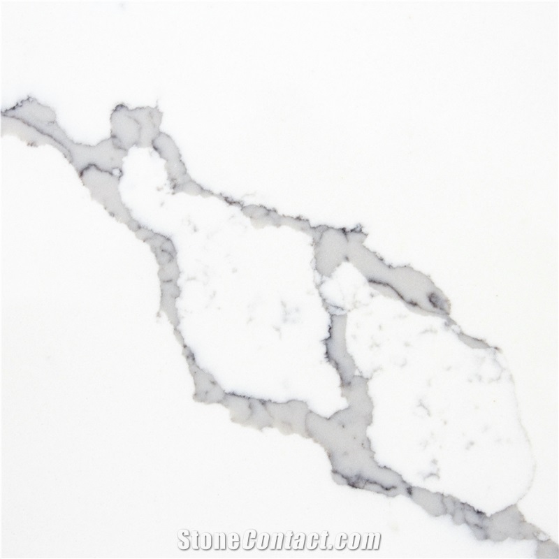 Calacatta Vagli Quartz, China Artificial Engineered Stone Slabs, Tiles