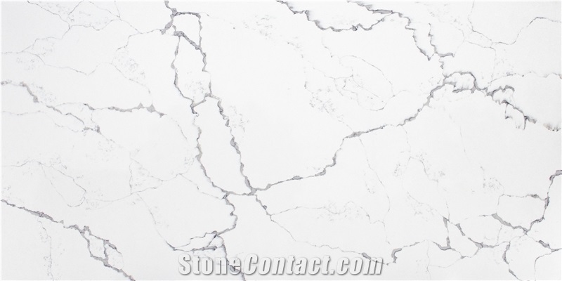 Calacatta Vagli Quartz, China Artificial Engineered Stone Slabs, Tiles