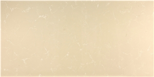 China Sanana Beige Quartz, Artificial Engineered Stone Slabs, Tiles
