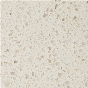 Cream Mougat China Quartz Artificial Engineered Stone Big Slabs, Tiles