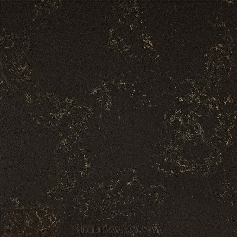 Empire Black Quartz Stone Customized Kitchen Countertops & Worktops