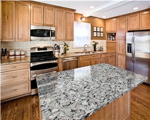 Ice Pricess Quartz Stone Customized Kitchen Countertops, Worktops Ice Pricess Quartz Stone Customized Kitchen Countertops, Worktops