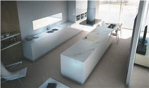 Nuvo Maximus Quartz Stone Customized Kitchen Countertops, Worktops