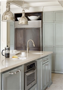 Pacific Sand P Engineered Quartz Stone Kitchen Countertops & Worktops