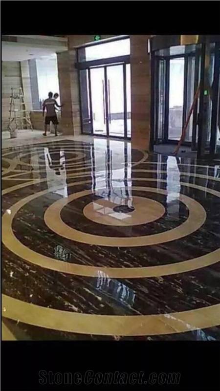 Silver White Dragon,Silver Portoro Marble Floor/Wall Cut-To-Size Tiles