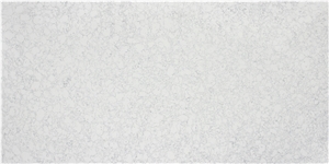 Spray Flower White Quartz Stone Customized Kitchen Countertop, Worktop